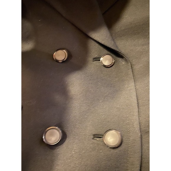 VINTAGE 1970’s Vera Hicks Ernst Strauss Black Skirt Suit Women’s Medium WOW! - Picture 4 of 16